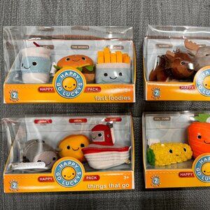 Lot of 4 Sets of Happy Go Luckys Plush